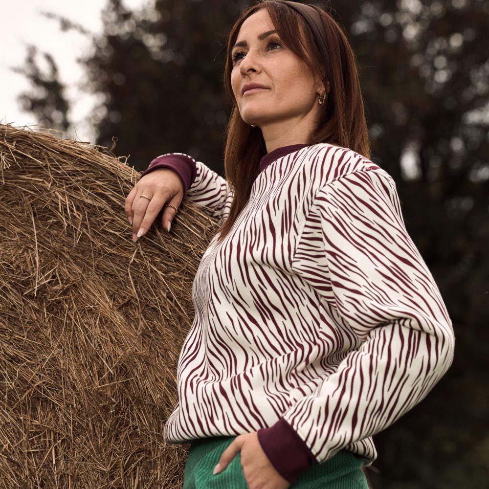 Sweater - Animal Stripes