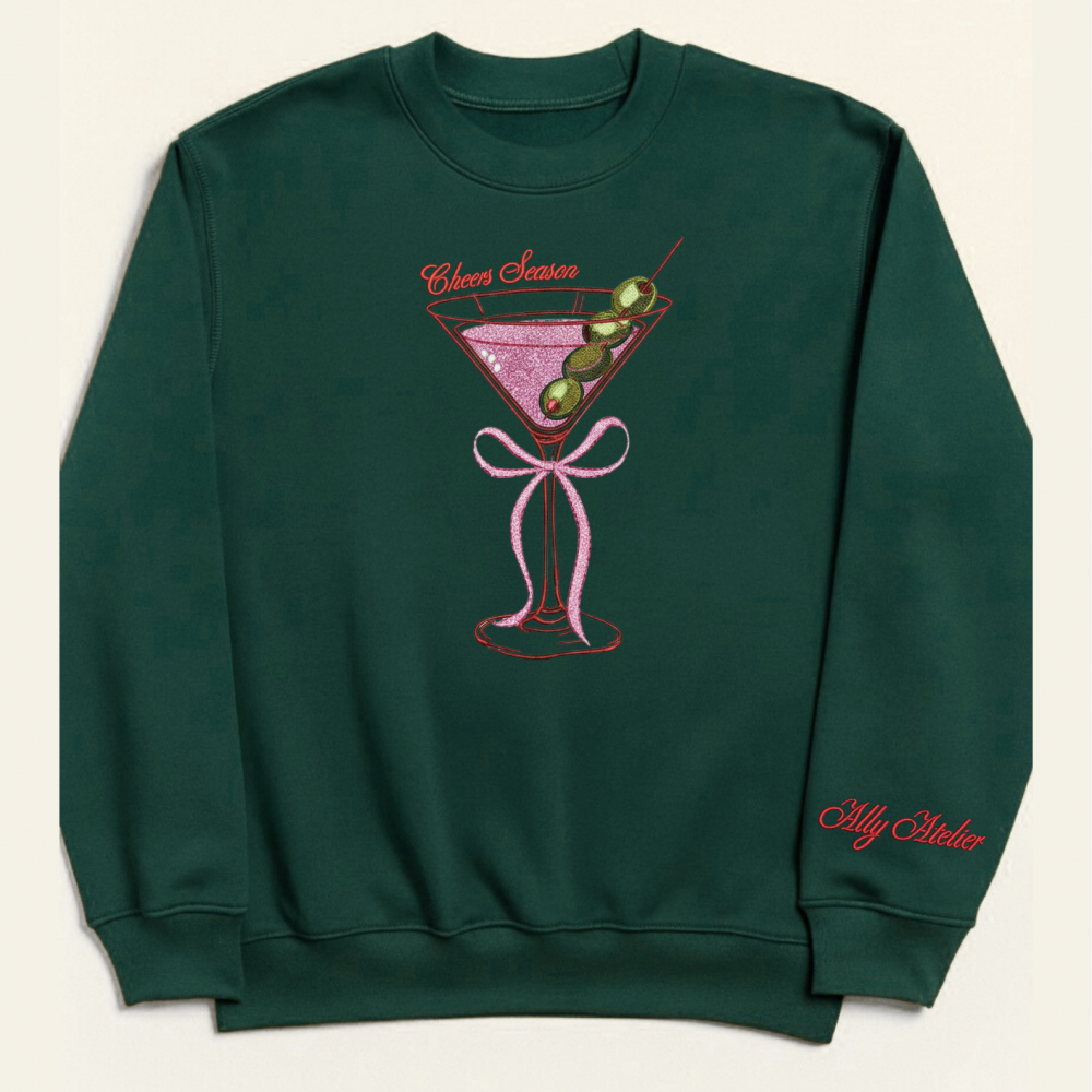 "Cheers Season" Christmas Sweater